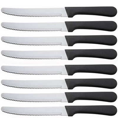 Top Seller Round Tip 5 Inch Blade Steak Knife With Plastic Handle